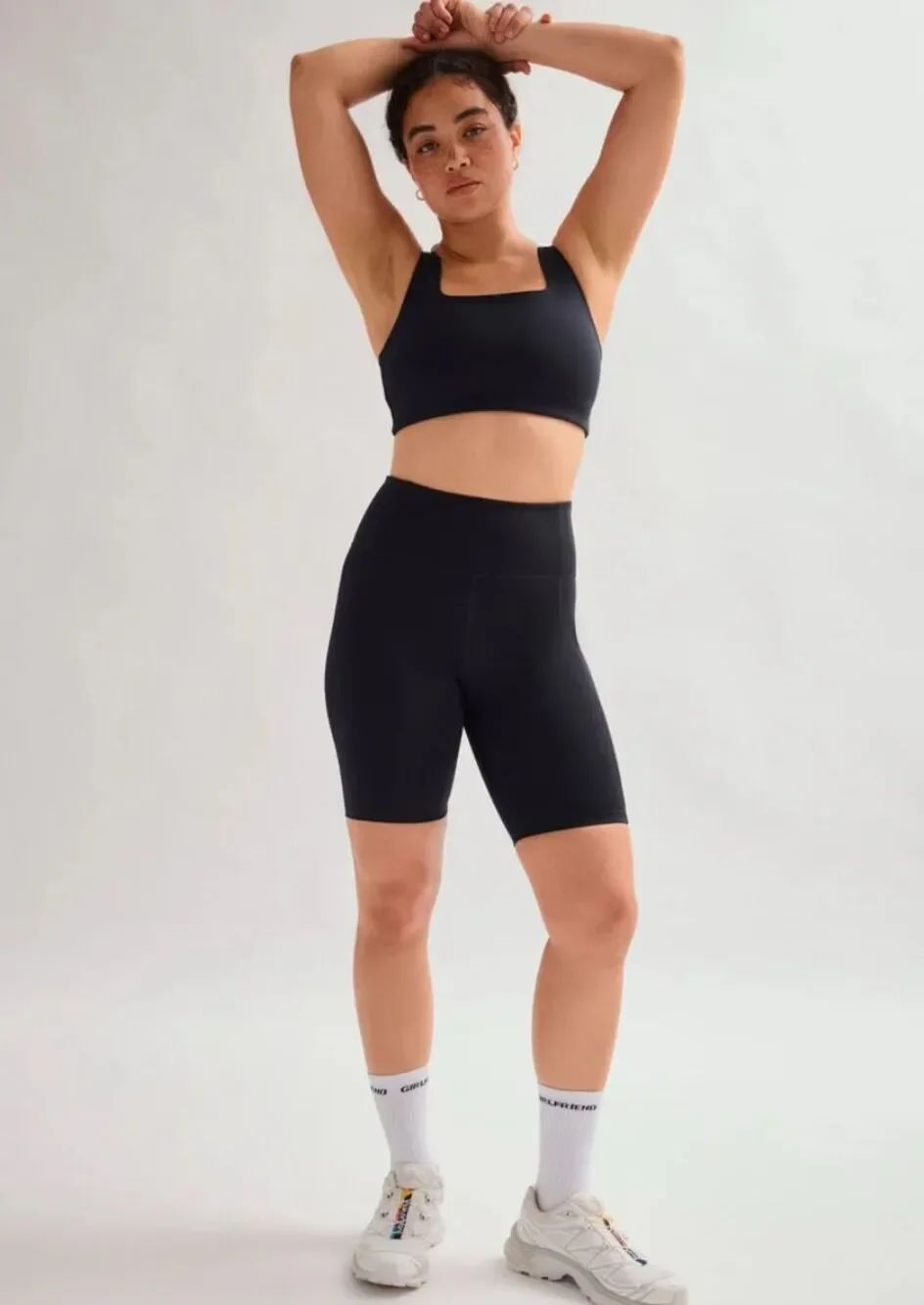 Girlfriend Collective Black High-Rise Bike Short size Small m8
